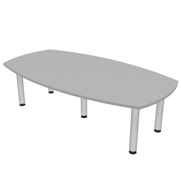 Skutchi Designs 45 in W, 84 in L, 29 in H, Engineered Wood Top, Grey HAR-ABOT-46X84-PT-01 - main
